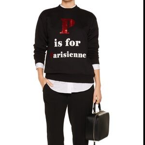 Etre Cecile Sweatshirt P is For Parisienne Blk XS